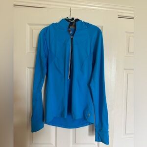 Lucy athletic jacket- zippered pullover blue 💙 size L